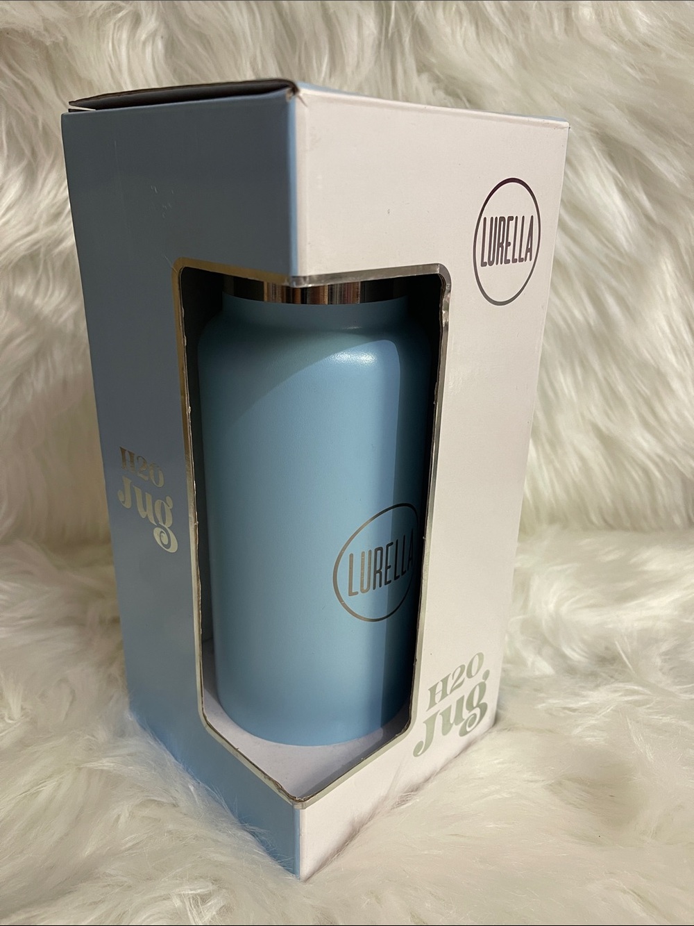 Lurella Bebe Blue Insulated H2O Jug women’s bottle water 32oz